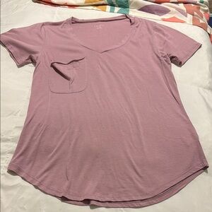 Rose Pink Z Supply Pocket Tee